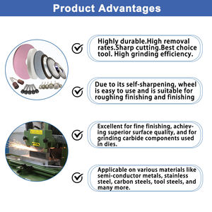 Meules de profilage optique 3A1 4B2 pour affûtage précis de moules et matrices, meule cylindrique de profilage en diamant et CBN à liant résineux - Product Image 6