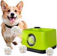 Lanceur automatique de balles de luxe pour chien, rechargeable par USB, jouet pour animaux de compagnie avec mode de distance réglable pour les sports de plein air
