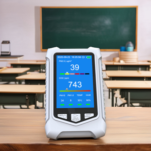 Monitor de Calidad del Aire en Tiempo Real con Pantalla LCD, PM2.5, PM10, CO2, Temperatura, Humedad, con Registro Histórico, Batería Recargable de 2000 mAh - Product Image 5
