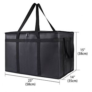 Bolsa Térmica Personalizada para Entrega de Alimentos, Bolsa Refrigerante para Pizza de Gran Capacidad, Bolsa Reutilizable de Tela No Tejida - Product Image 3