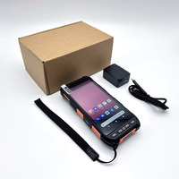 Terminal de données industriel Android 13 avec écran de 5,5 pouces, lecteur de codes-barres, lecteur RFID UHF, scanner portable pour la gestion des stocks