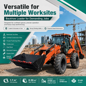 Chargeuse-pelleteuse LOGWAY pour la <span class=keywords><strong>recrutement</strong></span> de concessionnaires, avec moteur Euro V en option et fonctionnement multifonctionnel pour le creusement de fossés profonds - Product Image 3