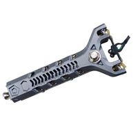 Slingshot en alliage d'aluminium durable, design multifonctionnel, puissant pour la chasse en plein air et les jeux de tir