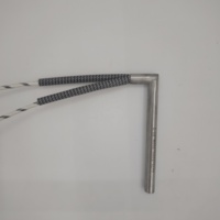 Plaque de sortie de câble en cassette industrielle à angle droit, plaque fixe française, élément chauffant en acier inoxydable nickel-chrome en forme de L