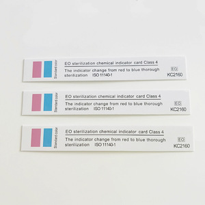 Tarjeta Indicadora Química de Esterilización EO Clase 4 KC2160 ISO 11140-1 16x100mm Caja de 200 Piezas - Product Image 1