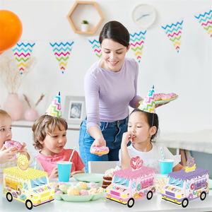 Boîtes à friandises <span class=keywords><strong>pour</strong></span> fête de beignets, <span class=keywords><strong>camion</strong></span> de friandises, cadeau de naissance, boîtes <span class=keywords><strong>pour</strong></span> fête sur le thème des beignets, fête prénatale, décorations de fête d'<span class=keywords><strong>anniversaire</strong></span> <span class=keywords><strong>pour</strong></span> enfants - Product Image 6
