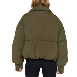 Chaqueta de Plumón Personalizada con Logotipo para Mujer, Chaqueta de Plumón de Invierno para Mujer, Abrigos de Plumón con Capucha para Mujer, Chaquetas de Invierno para Mujer - Product Image 4