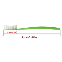 Grande brosse à dents en nylon rigide pour adultes, pour un nettoyage dentaire à domicile, vente en gros d'usine