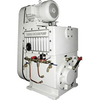 Pompe à vide à palettes coulissantes à deux étages refroidie par eau 2H-30G, 30 Ls 2 Pa, pompe de refoulement haute vacuumer pour frittage sous vide