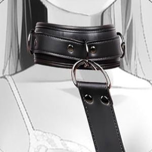 Huawen สร้อยคอหนังแท้สำหรับผู้หญิง, สายจูงปรับสีได้ - Product Image 1