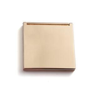 Folded Square Branded Cosmetic <b>Mirror</b> Light Gold Metal Pocket <b>Mirror</b> Personalized Pocket <b>Mirror</b> - Product Image 6