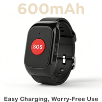 Pulsera Inteligente con Rastreador GPS 4G para el Cuidado de Personas Mayores, Detección de Caídas, Sistema de Respuesta a Emergencias, Monitor de Salud para Alzheimer, Llamada de Emergencia