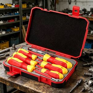 Soft PP+TPR Handle Industrial Multifunctional 8 Piece <b>Precision</b> Tip Electrician Maintenance Hand Tool Insulation <b>Screwdriver</b> <b>Set</b> - Product Image 1