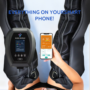 Stivali di Compressione Portatili Massaggiatore per Gambe - Recupero in Movimento Pressione 30-260mmHg 6 Modalità Batteria 5200mAh per Relax Ovunque - Product Image 2