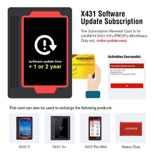 Tarjeta de Renovación LAUNCH Compatible con CRP429C/CRP423/<span class=keywords><strong>CRP909E</strong></span>/CRP909X, Suscripción Oficial al Servicio de Actualización - Product Image 3