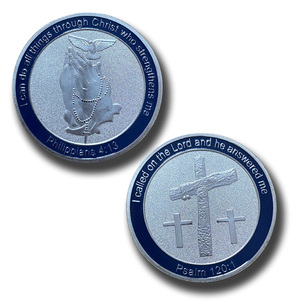 Moneda conmemorativa de manos rezando: regalo religioso personalizado y obra de arte inspiradora | Pedido a granel para <span class=keywords><strong>iglesia</strong></span>/reventa - Product Image 5