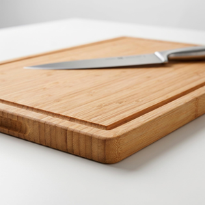 Planche à découper rectangulaire en bambou, épaisse, de luxe, grande taille, personnalisable, vente en gros d'usine - Product Image 3