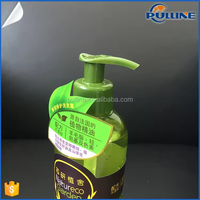 Etiquette d'emballage étanche de shampoing double couche personnalisée de marque privée pour shampoing et après-shampoing capillaire