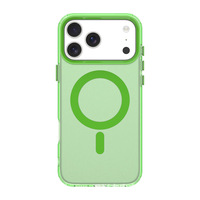 Étui de téléphone magnétique sans fil ultra-fin semi-transparent givré en TPU+PC avec protection d'appareil photo pour 17 Air 13 Pro
