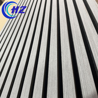 Panneaux muraux insonorisants de qualité supérieure /2400/600*600mm *22mm, panneaux acoustiques à lattes pour studio d'enregistrement