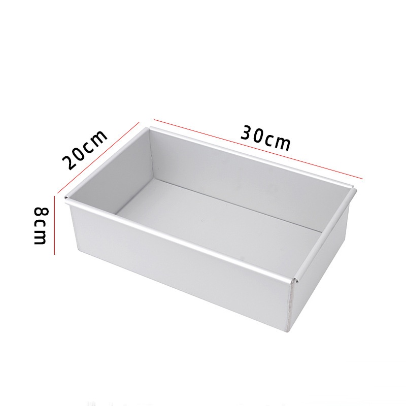 Pan de pastel de 12 pulgadas con fondo fijo