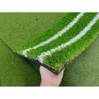 Tapis de golf durable en toile de nylon imperméable pour putting et terrain accidenté, gazon artificiel 3D