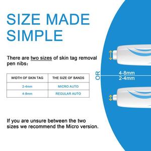 Lápiz de plástico de doble punta para eliminar verrugas, lunares y callosidades - Product Image 2