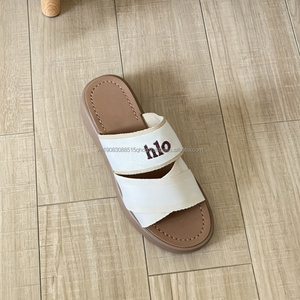 Sandalias Planas de Verano de Marca de Diseñador para Mujer, Sandalias Casuales con Punta Abierta, Parte Superior de Lona Transpirable, Zapatos de Moda para Mujer - Product Image 2