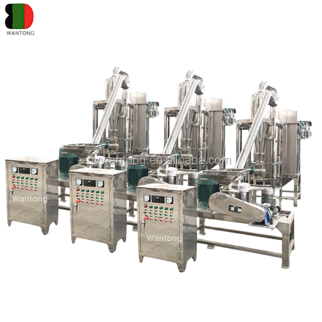 WFJ MHJ Dry Turmeric Ginger Curry Sugar Flour Tea Salt Flower Powder Grinder Grinding Hammer Mill Crushing Machine