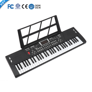 Xách tay 61 key bàn phím điện tử tổng hợp âm nhạc với Built-in Loa music Sheet đứng chuyên nghiệp âm nhạc Organ - Product Image 3