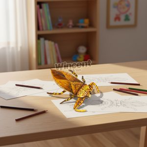 <span class=keywords><strong>Puzzle</strong></span> <span class=keywords><strong>3D</strong></span> en bois de insecte aquatique <span class=keywords><strong>géant</strong></span>, kit de montage DIY, modèle d'insecte, jouet éducatif STEM pour enfants et adultes - Product Image 3