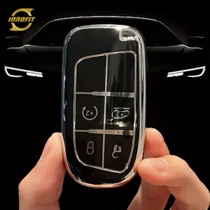 Innofit JEA3 Factory Low MOQ TPU Remote Key Cover For Jeep Freelight Commander Wear Resisting Car Accessories