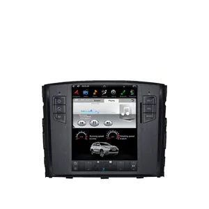Bosstar 10.4 Inch Tesla Android Car Stereo Radio Dvd Player Cho Mitsubishi Pajero V97 Với Rockford Amplifier Xe Hệ Thống Âm Thanh