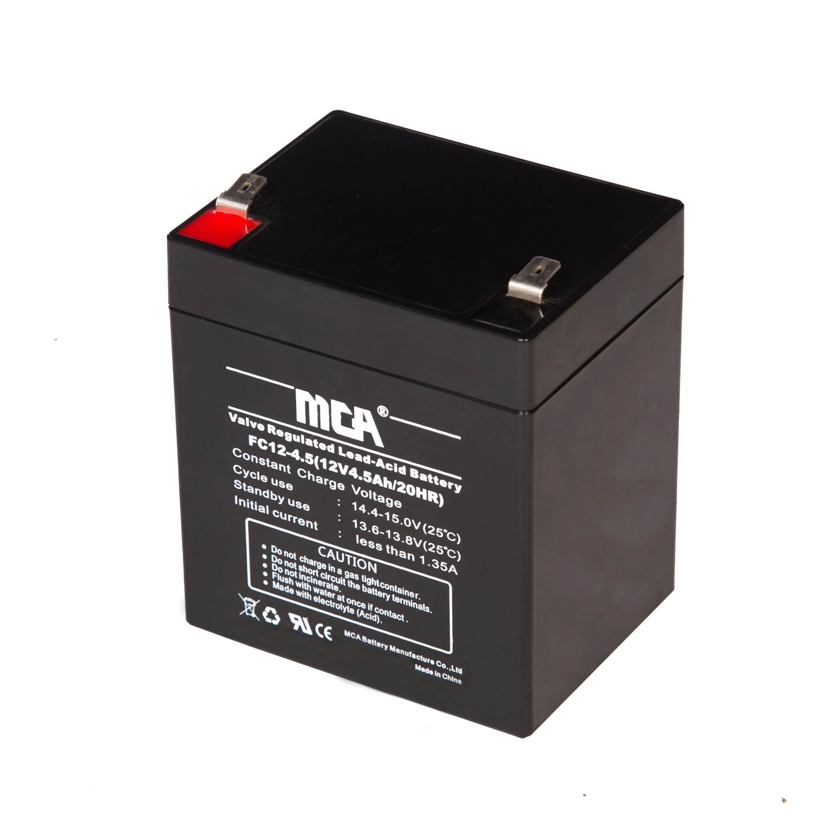 Professional manufacturer of VRLA AGM storage battery 12V 4Ah