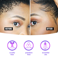 Vente en gros de marque privée sans écaillage Kit de contrôle de bord de maintien fort pour cheveux naturels noirs afro-américains