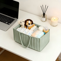 Sac de rangement matelassé de luxe pour couches, organisateur portable en polyester grande capacité pour les essentiels de soins pour bébés et nouveau-nés