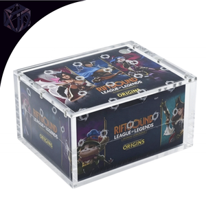 กล่องอะคริลิคแม่เหล็ก Riftbound หนา <span class=keywords><strong>5</strong></span>+8 มม. สำหรับ League of Legends: กล่องอะคริลิค Riftbound Booster Box - Product Image 1