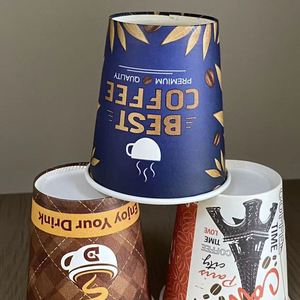 แก้วกระดาษกาแฟร้อนแบบใช้แล้วทิ้งขนาด 2.5 ออนซ์ ผนังชั้นเดียว วัสดุคุณภาพสูง รับผลิตตามสั่ง สำหรับชา กาแฟ และเครื่องดื่มเย็น ขายส่ง - Product Image 1