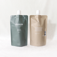 Biodégradable 250ml 450ml main liquide détergent poche savon sac cosmétique pour cheveux shampooing crème de soin de la peau recharge bec pochette