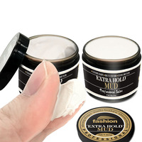 Pâte d'argile mate à forte tenue, texture non grasse, non brillante, pommade de coiffure pour hommes, cire
