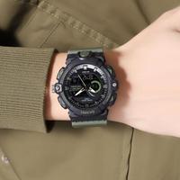 Skmei 2225 Quarz Digital Armbanduhr Herren uhr Sport Wecker Herren Dual Display Wasserdichtes LED-Display Elektronisches Reloj Hombre
