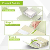 OEM Drap de lin Cube Organisateur de lit Rectangle Pliable Placard Boîte de rangement pour draps de lit
