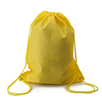 Sac de rangement de sport en polyester promotionnel bon marché Sac à dos à cordon avec motif de lettre pour chaussures