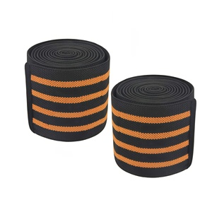 Bandes de compression élastiques en néoprène pour le genou, soutien professionnel pour la musculation et l'entraînement, protection ajustable pour le cross-training - Product Image 2