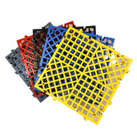 40*40*3cm Direktverkauf ab Werk Rutschfeste Verschleißfeste Schnellmontage PP Ineinandergreifende Bodengitterplatten für Autowaschanlagen und Werkstätten