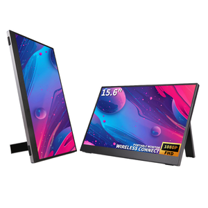 15.6インチ OLED ポータブルモニター Type-C USB給電 スマートタッチスクリーン UHD <span class=keywords><strong>4K</strong></span> 240Hz 内蔵スピーカー - Product Image 1
