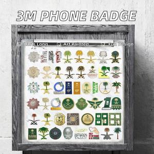 Autocollant en gros SFJ <span class=keywords><strong>501</strong></span> motif couteau courbé en jujubier, impression typographique en émail métallique, cadeau d'affaires - Product Image 2