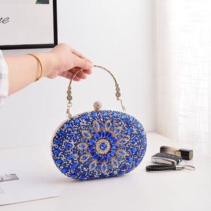 Bolso de Mano Elegante para Mujer, con Cristales, para Fiesta, Cena, Boda, de Poliéster, para las Cuatro Estaciones - Product Image 2