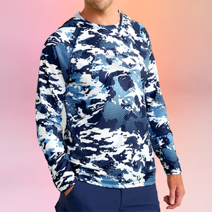 Camisas de pesca impermeables personalizadas de alta calidad UPF 50, de manga larga, transpirables, a prueba de viento, Tallas grandes - Product Image 1