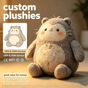 Muñeco de Peluche de Hámster Personalizado al por Mayor, Juguete de Peluche de Alta Fidelidad, Servicio OEM ODM con Certificación CE EN71 - Product Image 1